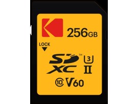 KODAK SD UHS-II U3 V60 256GB Card  180/150